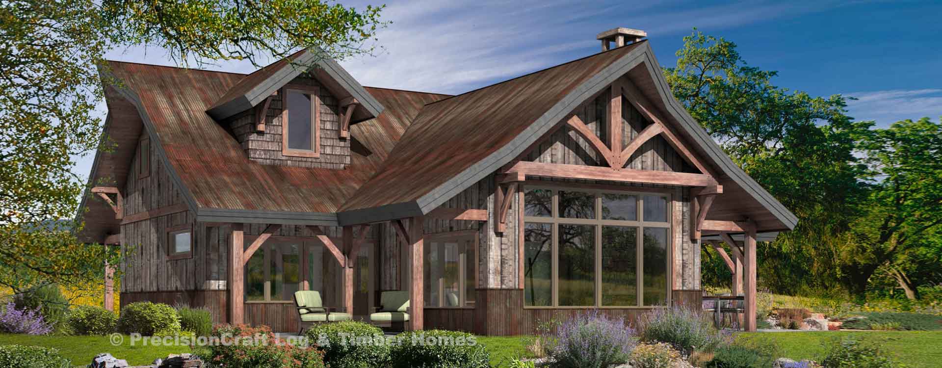 Ashcroft timber home Rendering