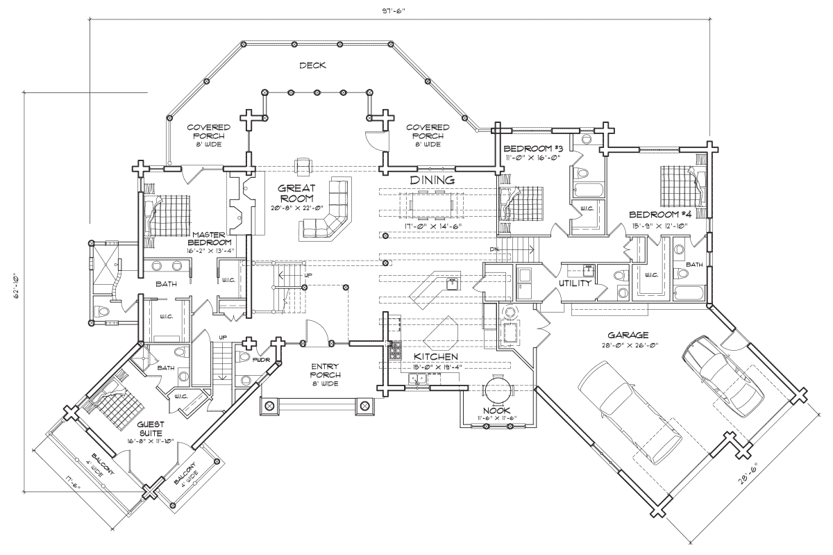 Blue Ridge Main Floor Plan