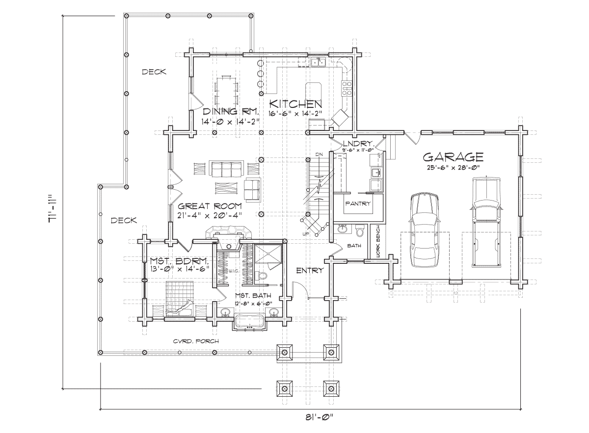 Boisean Main Floor Plan