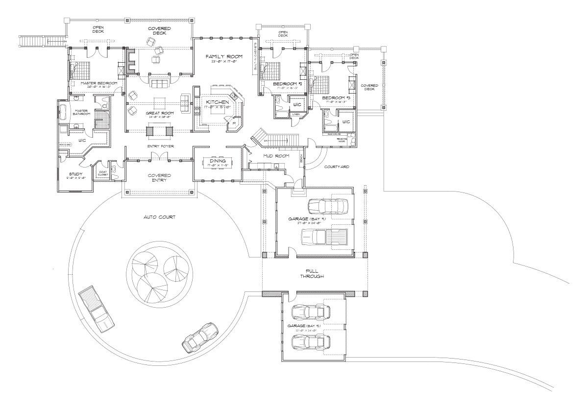 Coeur d'Alene Lodge Main Floor Plan