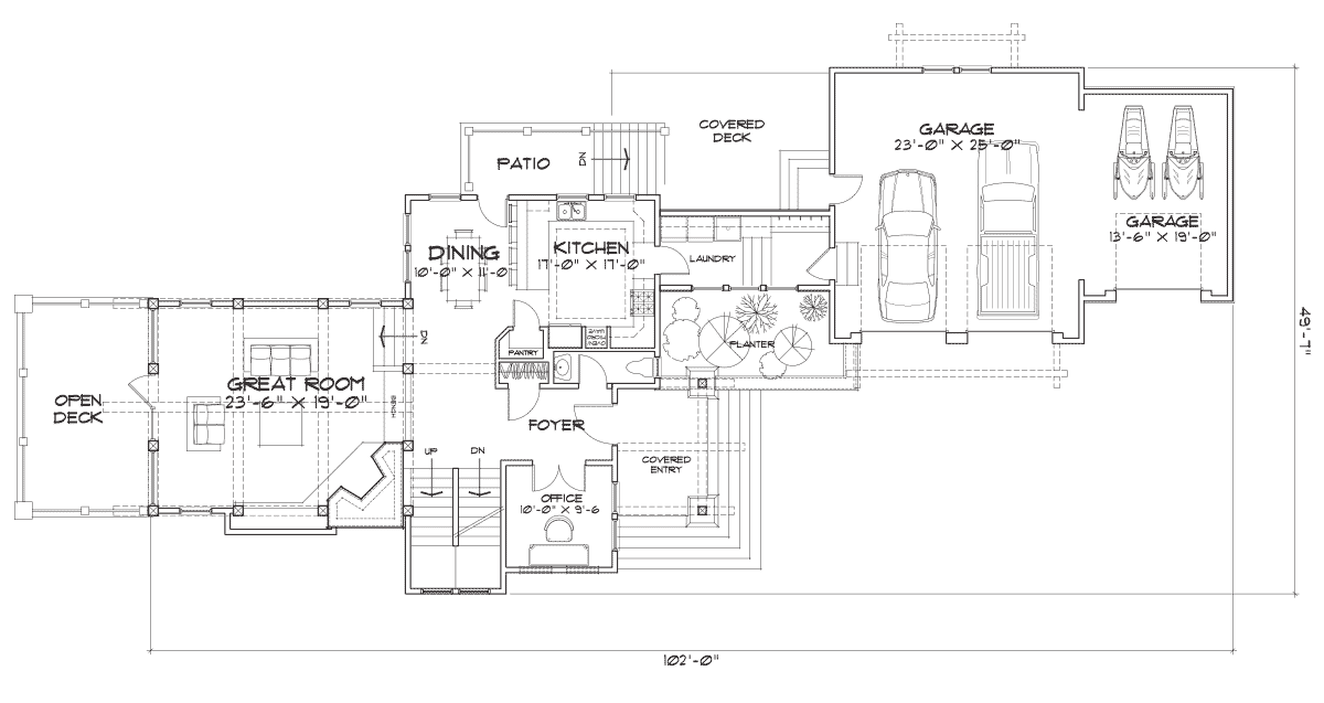 Cedar Bluff Main Floor Plan