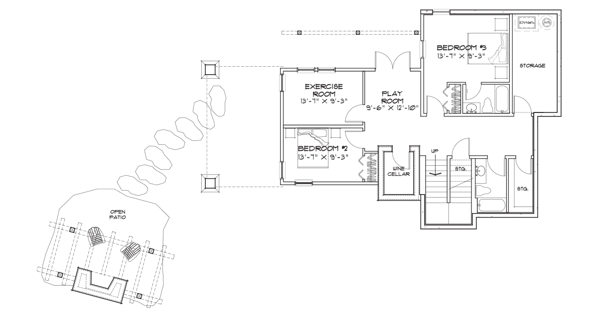 Cedar Bluff Basement Floor Plan