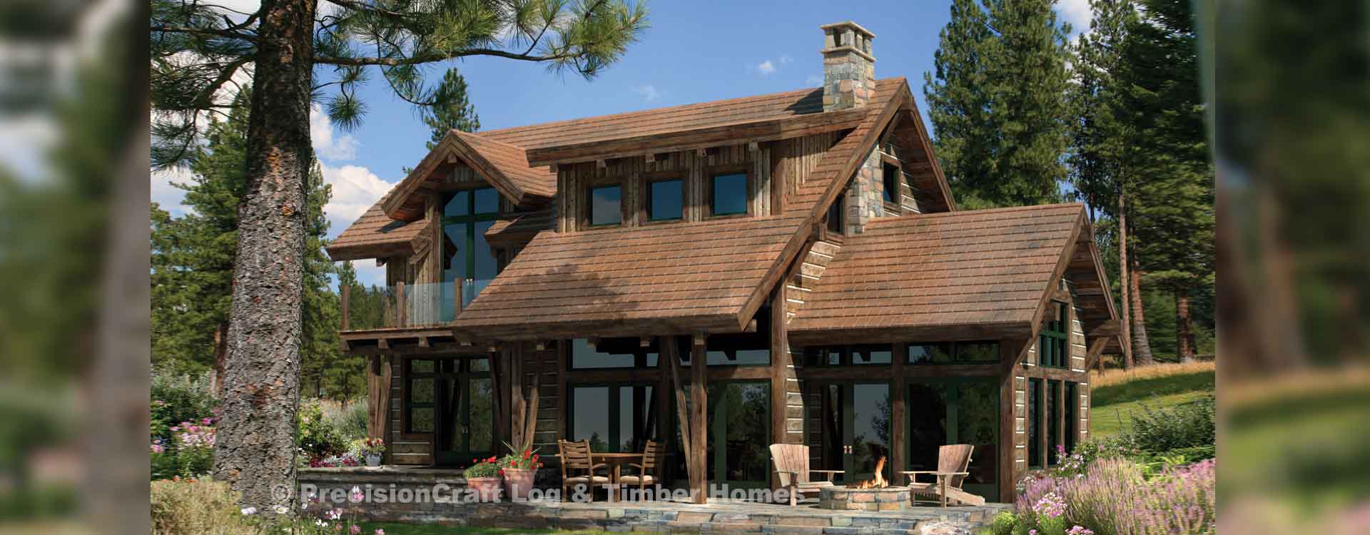Clearwater timber home Rendering