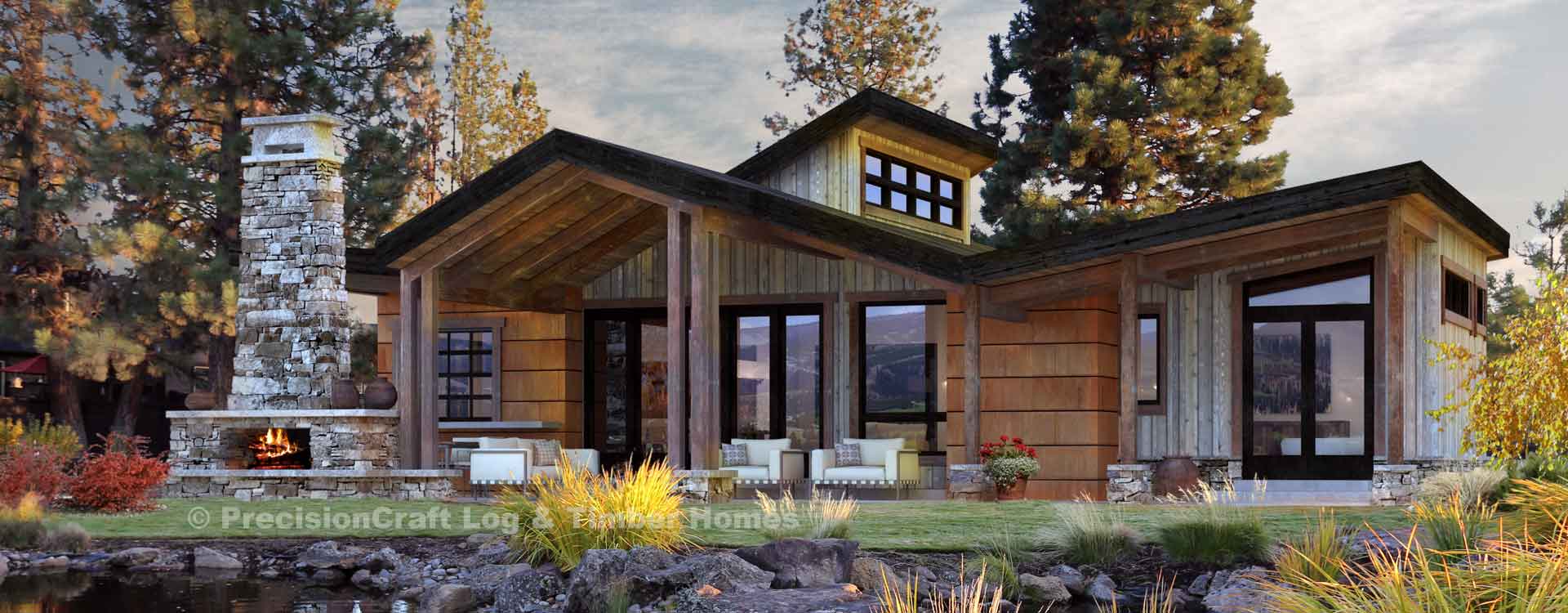 Coldwater modern single level timber home