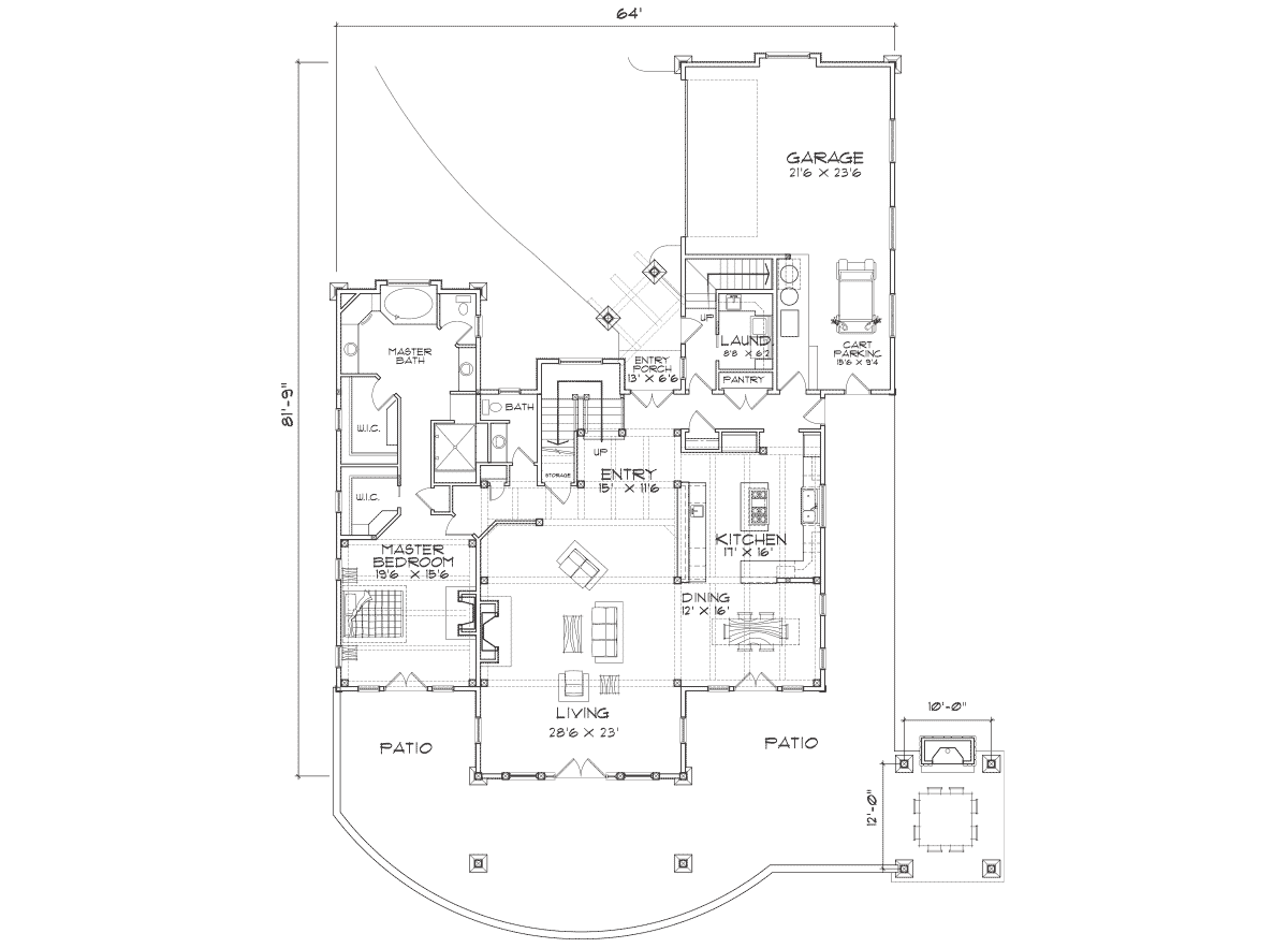Inglewood Main Floor Plan