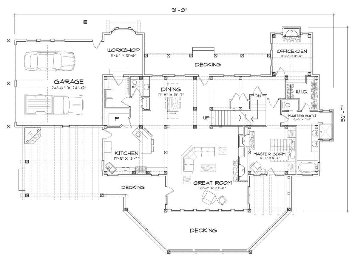 Laurette Chateau Main Floor Plan