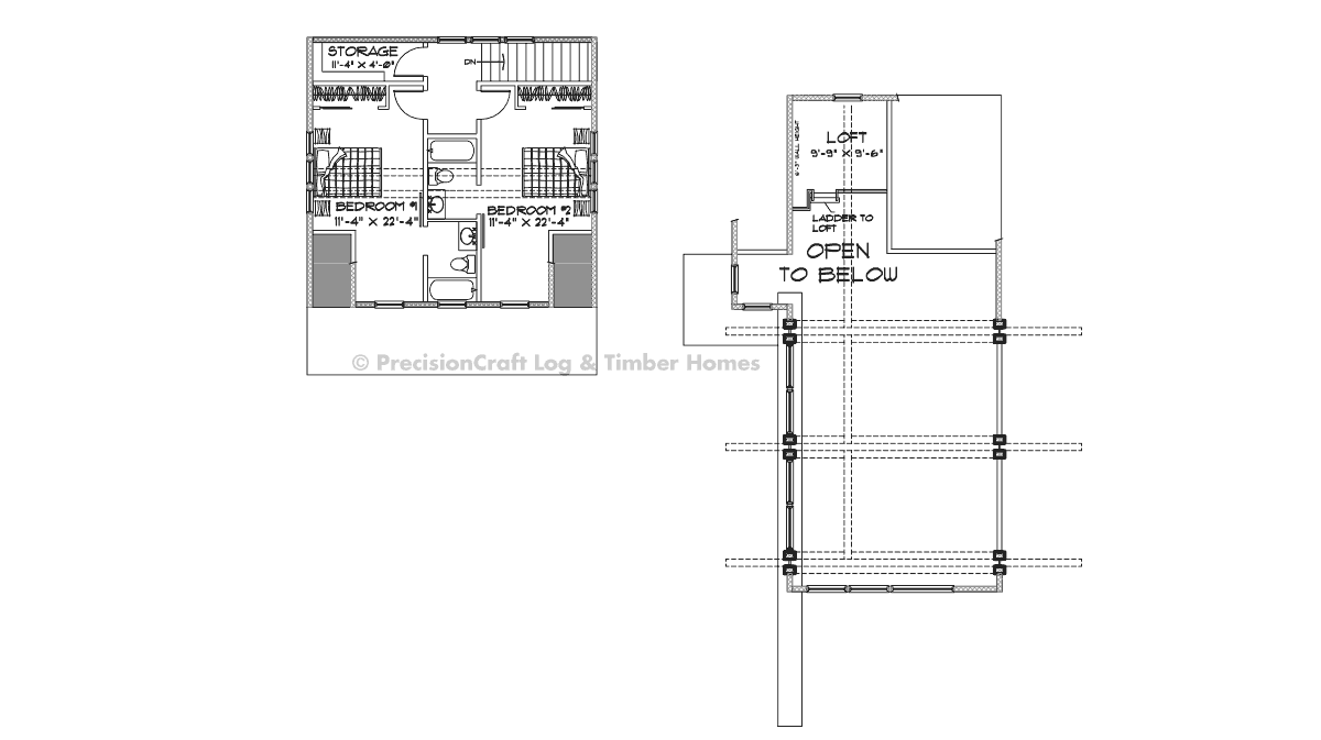 Pagosa Springs 2nd Floor Plan