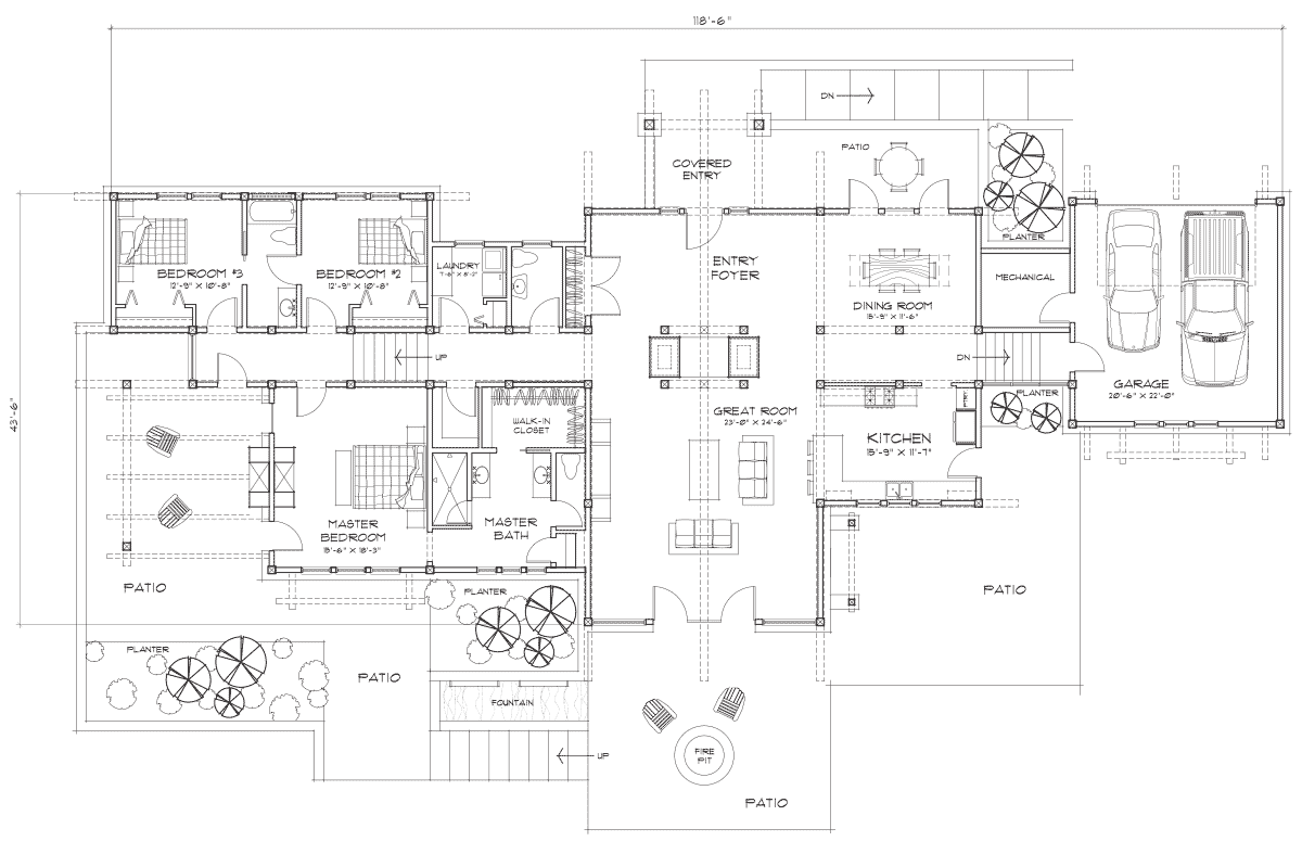 Port Townsend Main Floor Plan