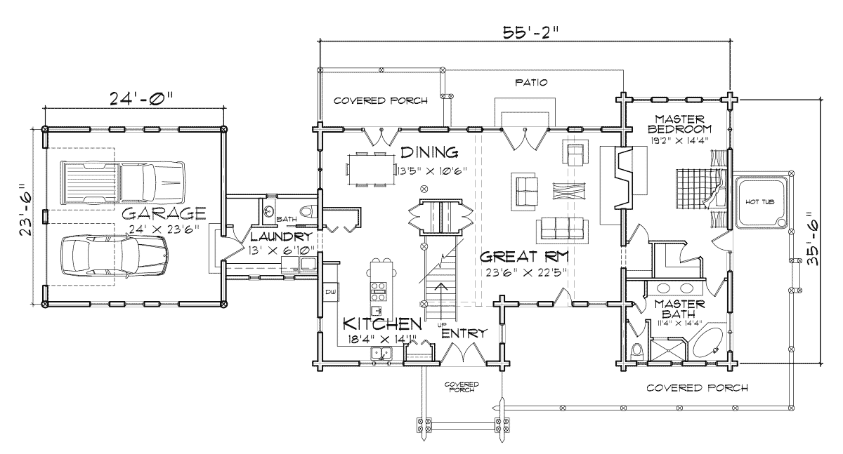 Saratoga Main Floor Plan