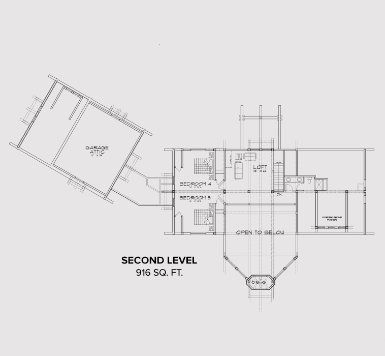 Eagle River Second Floor Plan