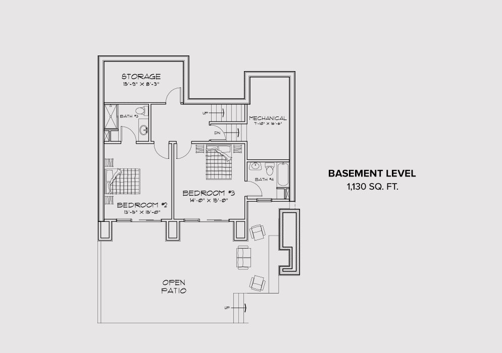 Georgetown Lake basement floor plan