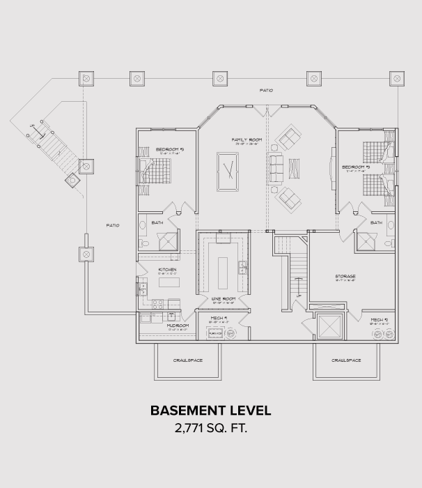 Norwood Basement Floor Plan