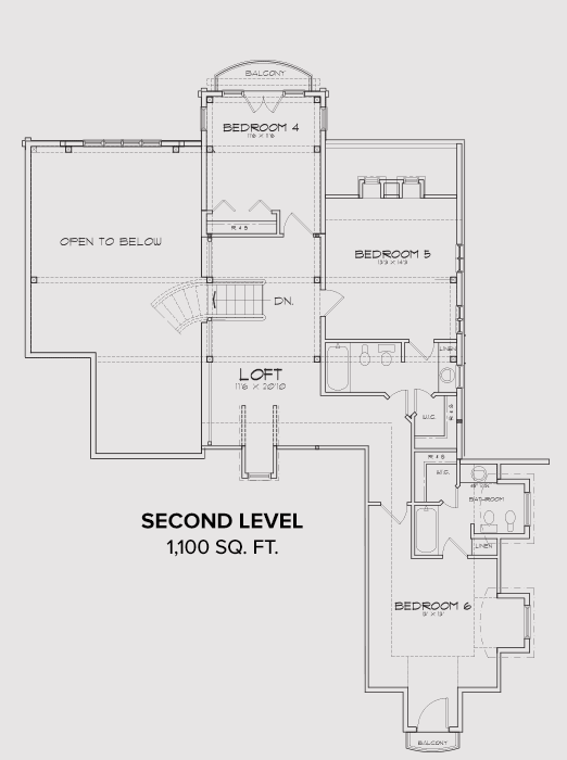 Pocatello Second Floor Plan