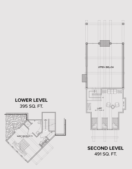 South Fork Second Level Floor Plan