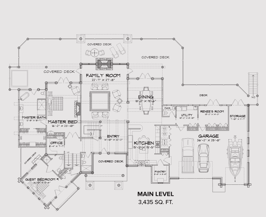 South Fork Main Floor Plan