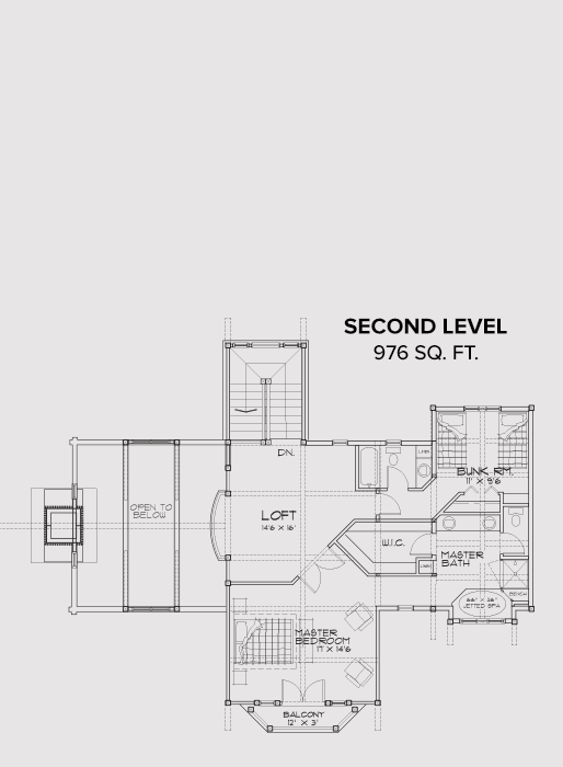 V Second Floor Plan