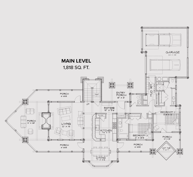 Tamarak Main Floor Plan