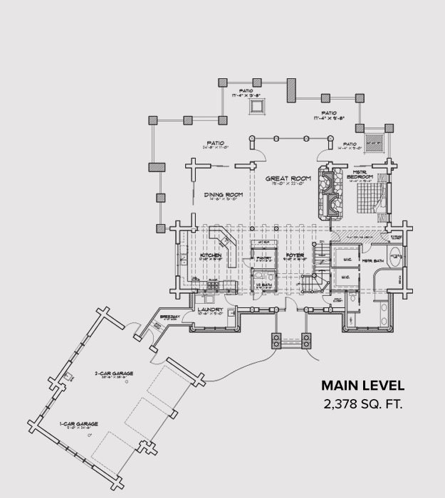 Teton Springs Main Floor Plan