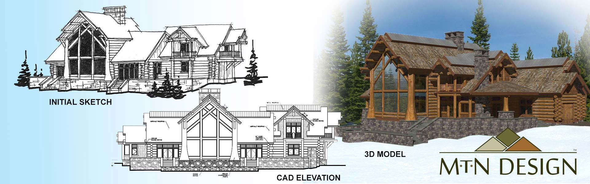 Timber and log home design process